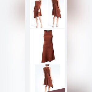 Banana Republic Burnt Orange Asymmetrical Dress size 4
